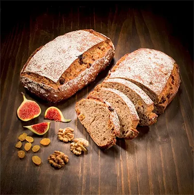 pain aux noix et aux figues bio